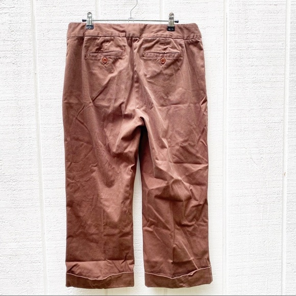 brown crop pants - Picture 5 of 6